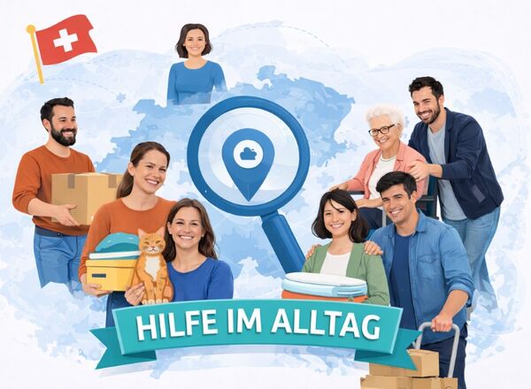 Plattform für Alltagshilfe und Dienstleistungen aus der Nähe in der Schweiz