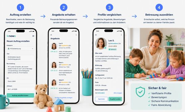 How to find childcare in Zurich with KnowS