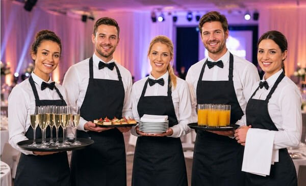 Eventpersonal bei einer Veranstaltung in Zürich