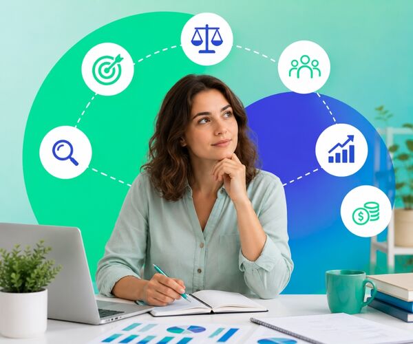 Person calculating the right hourly rate for a service in Switzerland