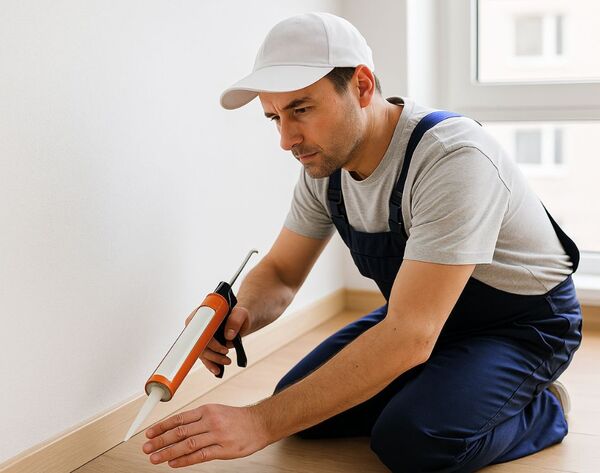 A craftsman repairs a flat, symbolic image for reliable craftsmanship with KnowS in Switzerland