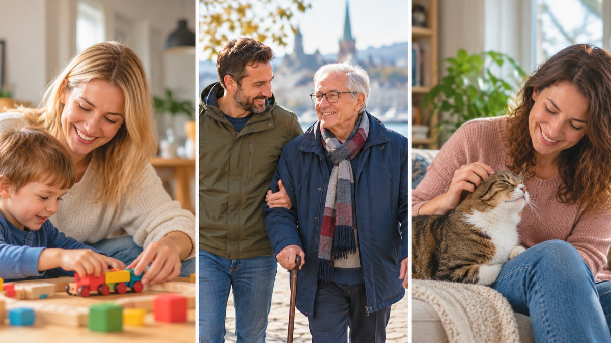 Experiences with childcare, senior care and pet care through KnowS